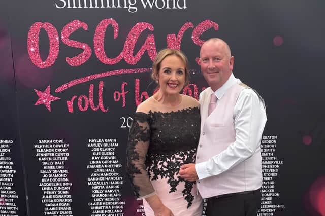 Jo with her husband Iain 