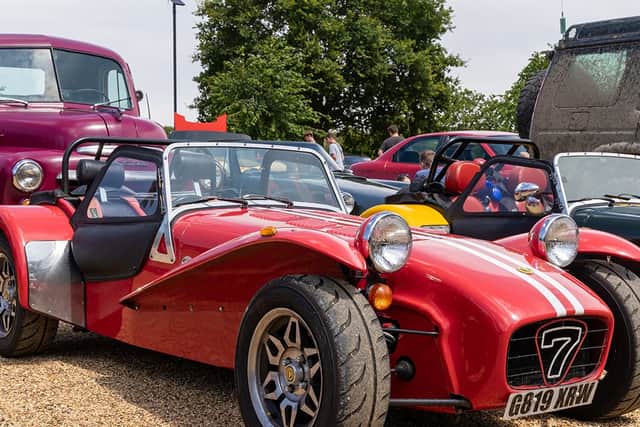 classic cars at Baston Car and Bike show