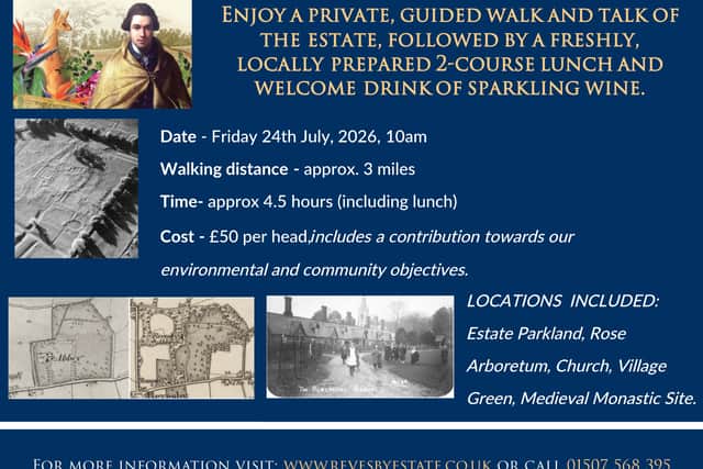 Guided Walk and Lunch details