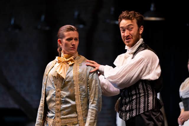 Jack Sandison (Figaro) and Abbie Ward (Cherubino) in Wild Arts' 'The Marriage of Figaro'