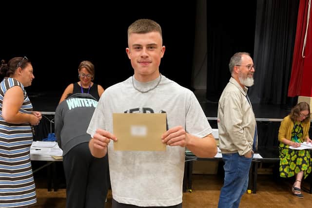 Haven High Academy students celebrating a successful set of GCSE results today.