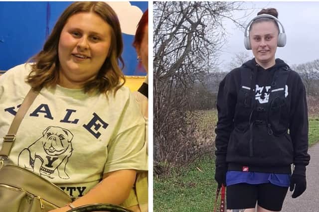 Before and after 6 stone loss 