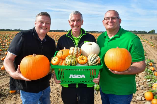 L-R Tim Carr, Technical Manager, LFP, Stephen Bromby, Community and Customer Champion, Asda Boston, Steve Bates, Operations Manager, LFP