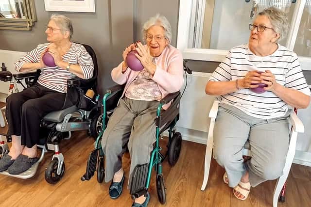 Residents enjoying the activity!