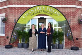 The team at Chantrey Fields received the keys to the home