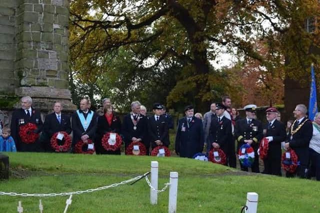 Spilsby Remembrance Parade. Photo Bradley Rockliffe