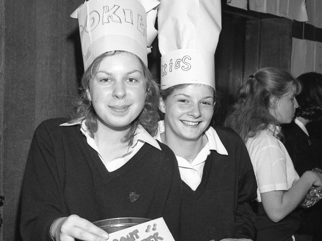 Emma Blunkett and Sarah Hodges at the event.