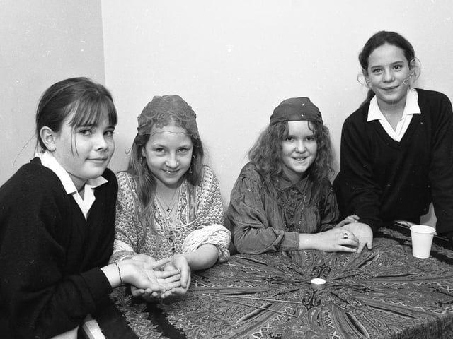 Palm reading was one of the other activities available.
