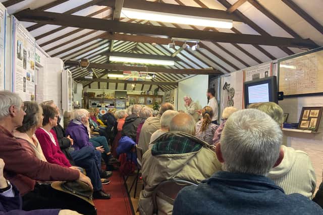 The public meeting discussing the future of Burgh le Marsh Windmill.