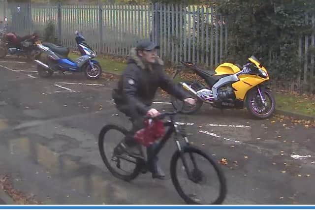 CCTV image of man police want to talk to