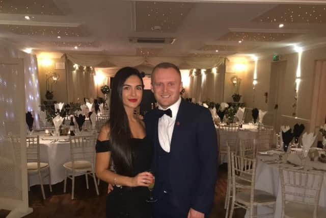 Catia and Richard at the ball
