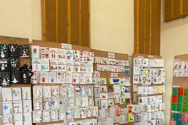 Pupils from local schools took part in a Christmas card competition.