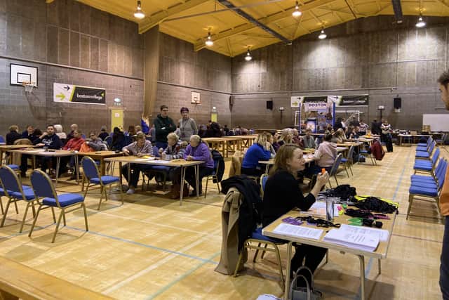 The count gets underway for the Boston and Skegness constituency. ANL-191213-005808001