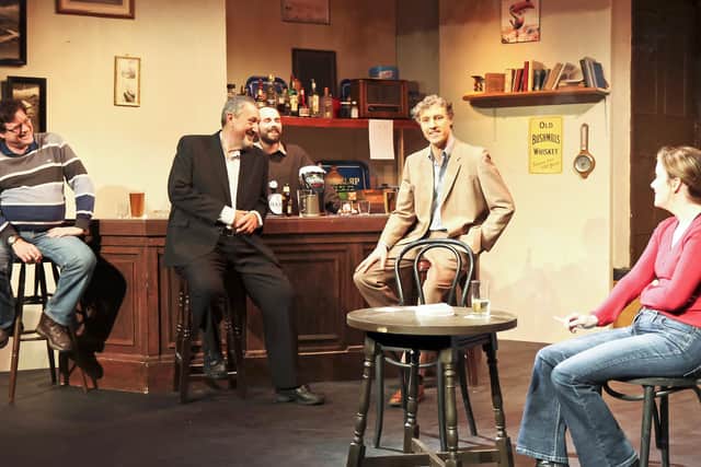 Another shot of David Edgar in The Weir. Picture: Neil Watson