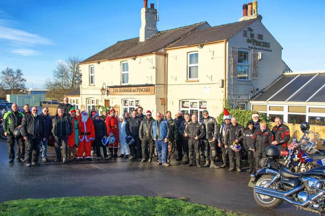 Bikers gather for last year's run