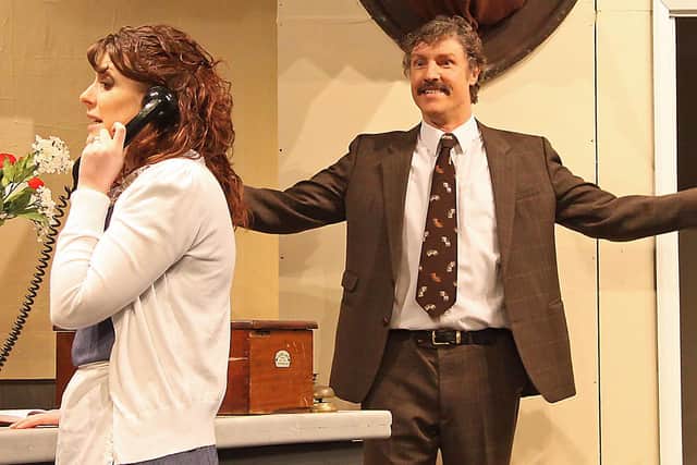 As Basil Fawlty. Picture: Neil Watson