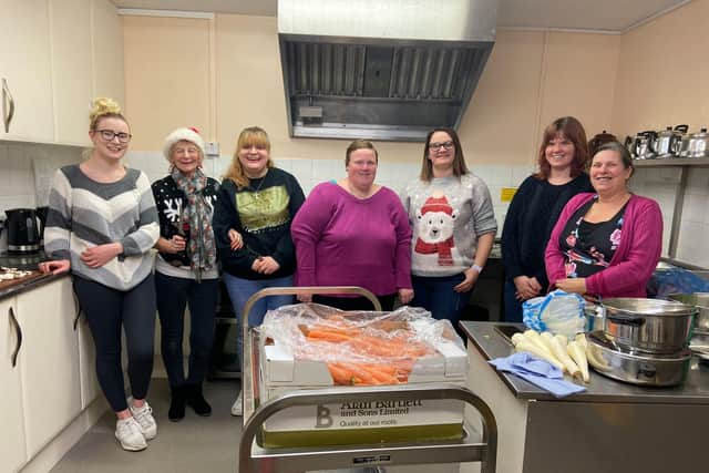 It's already smelling delicious in the kitchen at the Spilsby Community Christmas Meal. ANL-191217-192614001