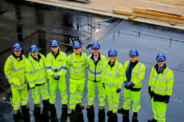 Theresa Villiers with EA and Boston Council representatives and project leaders