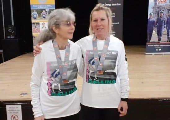 Felicity Berry (left) and Paula Downing started 2020 with age group podiums EMN-200601-104602002