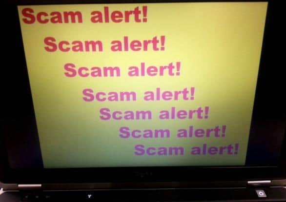 Phone scam warning in Billingborough.
