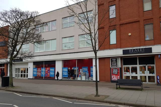 Beales store in Lumley Rooad, Skegness, is facing an uncertain future.