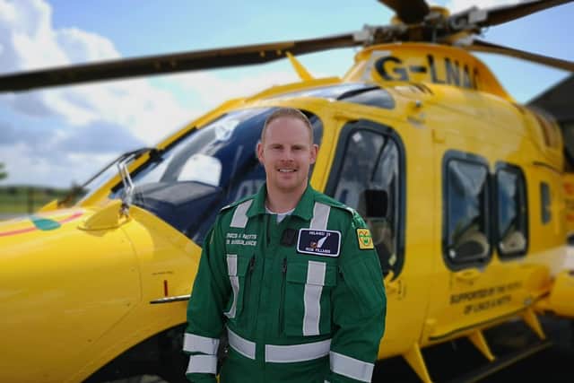 Rob Fillmer, Paramedic at Lincs & Notts Air Ambulance
