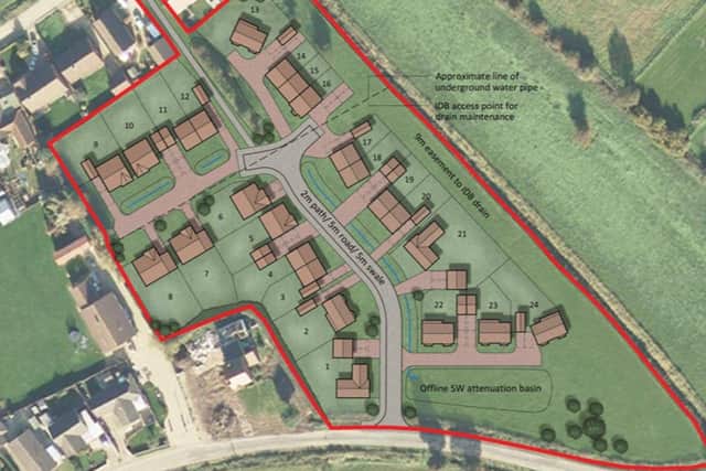 The 24-homes plan for Friskney.
