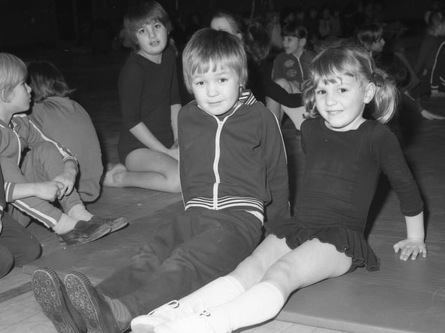These two five-year-olds were the club's youngest members ... Matthew Newell and Lindsey Moffatt.