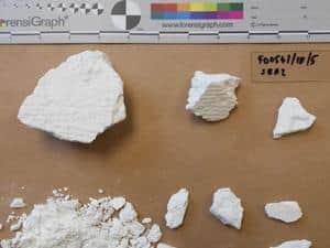 Cocaine seized during the operation.