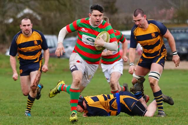 Josh White bursts clear for a brilliant solo score. Picture: Jon Staves EMN-200302-122701002