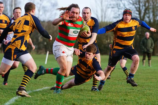Jake Pryer makes a surging run. Picture: Jon Staves EMN-200302-122648002