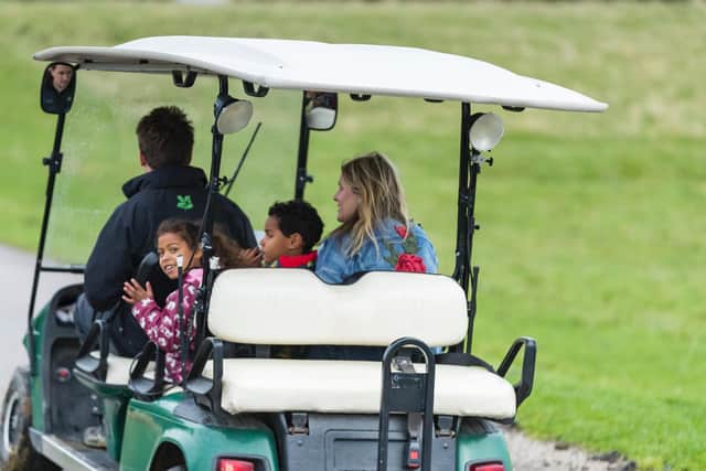 Volunteers are needed to drive the buggies operating from the car park.