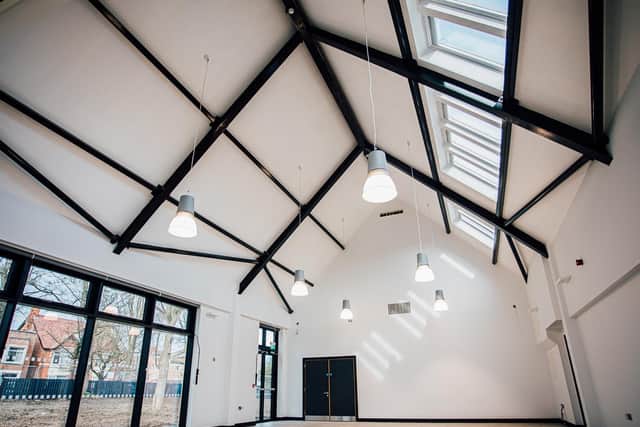 Inside the new Tower Pavilion in Skegness.