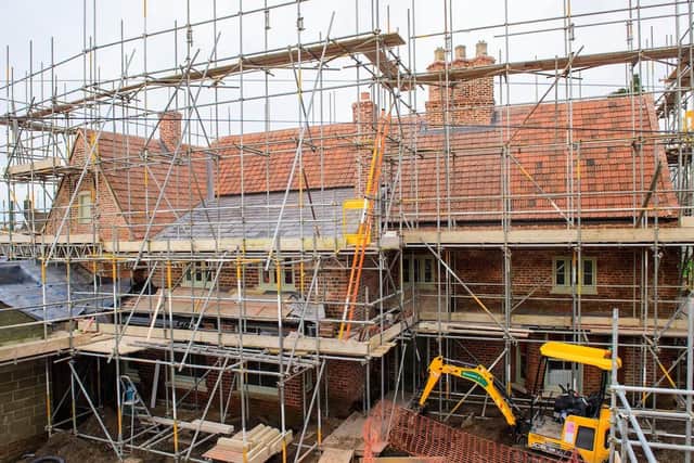 Restoration work at the Old King's Head in Kirton.
Picture: Chris Vaughan