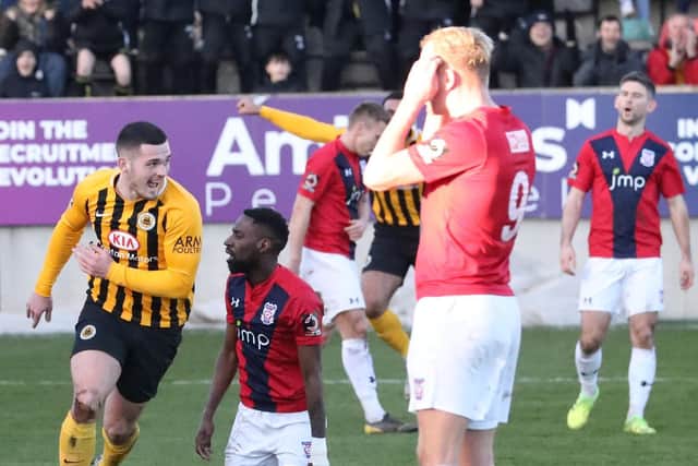 Mulhern scores. Photo: Eric Brown