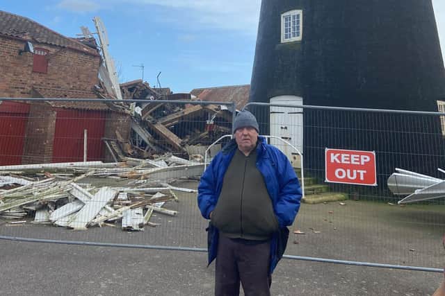 Malcolm Ringsell, the treasurer of Burgh le Marsh Heritage Centre, is devasted