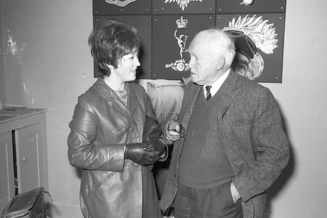 Arnold Ridley in Boston in February 1970. EMN-200213-162233001