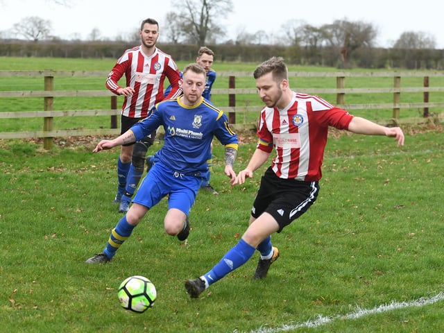 Park United 5 Billinghay Athletic 0. Match action by David Dawson