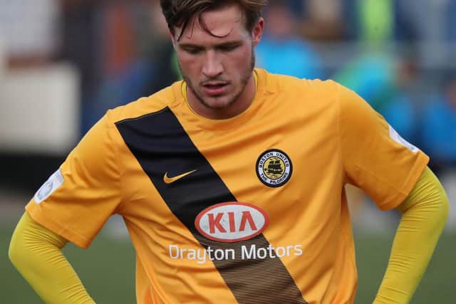 Brad Abbott during his first season with United. Photo: Eric Brown