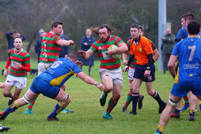 Jake Pryer was Market Rasen's try scorer at Matlock. Picture: Jon Staves EMN-200224-145928002