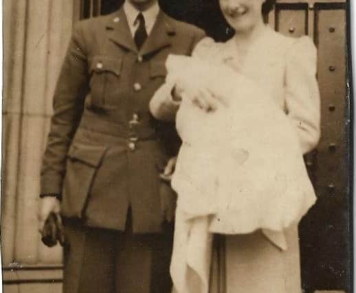 Joan and Harry with their son John (1942)
