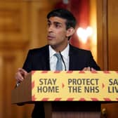 Chancellor of the Exchequer Rishi Sunak speaking during a media briefing in Downing Street, London, on coronavirus (COVID-19). Photo: PA