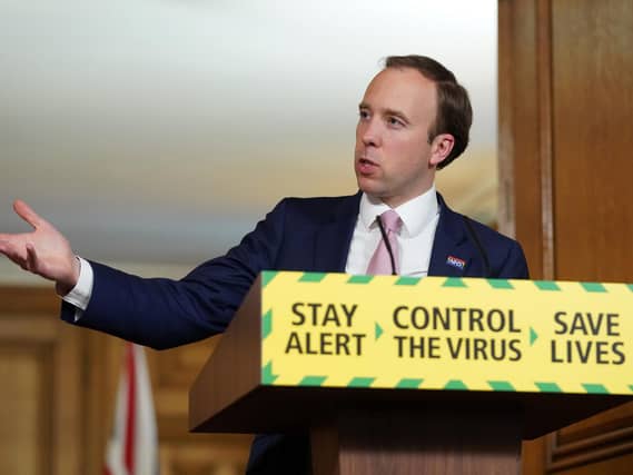 Health Secretary Matt Hancock. Photo: PA