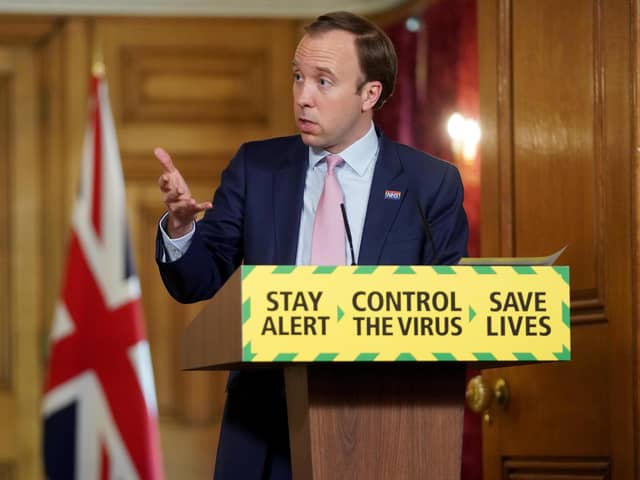 Health Secretary Matt Hancock. Photo: PA