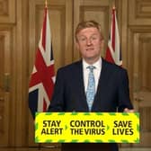 Digital, Culture, Media and Sport Secretary Oliver Dowden during a media briefing in Downing Street, London, on coronavirus (COVID-19). Photo: PA