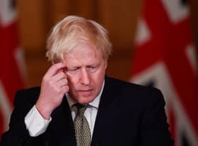 Prime Minister Boris Johnson during a media briefing in Downing Street, London, on coronavirus (COVID-19). Photo: PA