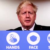 Prime Minister Boris Johnson during a media briefing in Downing Street, London, on coronavirus (COVID-19). Photo: PA