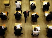 File photo of a general view of pupils sitting an exam. Most A-level and GCSE exams in England will be delayed by three weeks next year due to the pandemic, Education Secretary Gavin Williamson has confirmed. Photo: PA