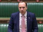 Matt Hancock addresses the Commons. Photo: PA