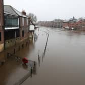 Flooding in York, Yorkshire, after the River Ouse burst its banks on Monday. Photo: PA